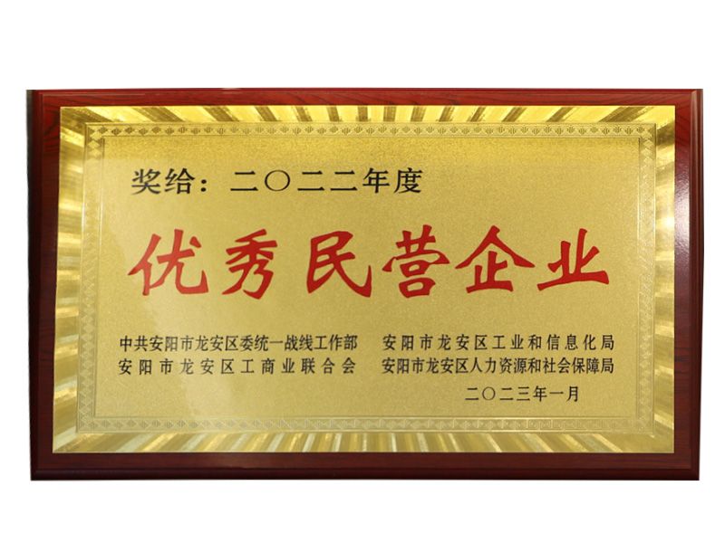 優(yōu) 秀民營企業(yè)